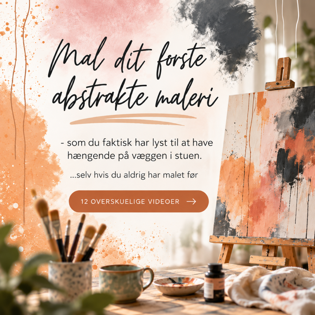 Mal dit første abstrakte maleri