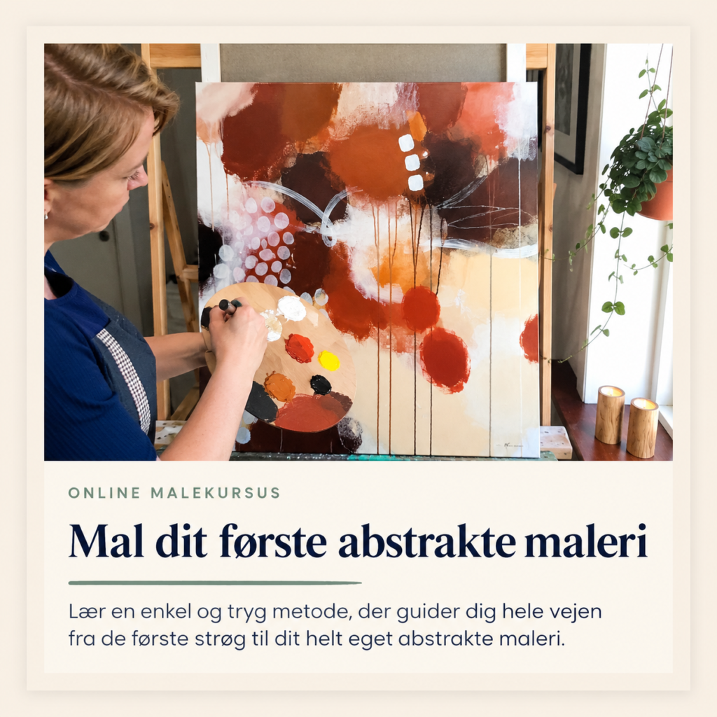 Mal dit eget abstrakte maleri